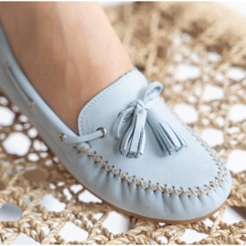 Marco Shoes Mocasines suela flexible azul 11