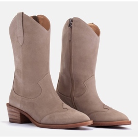 Marco Shoes Botines piel natural beige 8