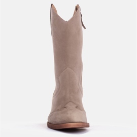 Marco Shoes Botines piel natural beige 5