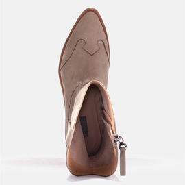 Marco Shoes Botines piel natural beige 7