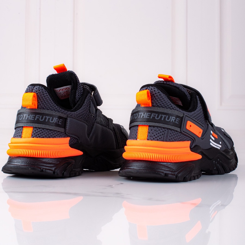 Vico Deportivas de niño Shelovet con suela gruesa multicolor naranja gris 1