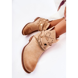 WS1 Botines Ante Cuña Oculta Verine Beige 1 WS1 Botines Ante Cuña Oculta Verine Beige 1