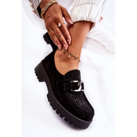 PL5 Mocasines negros de gamuza de moda Rayhan 6