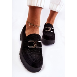 PL5 Mocasines negros de gamuza de moda Rayhan 7