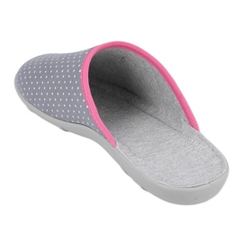 Zapatos de mujer befado pu 235D175 blanco rosado gris 4