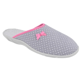 Zapatos de mujer befado pu 235D175 blanco rosado gris 1