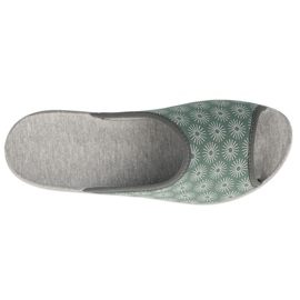 Zapatillas para mujeres de Befado con estrellas PU 254D141 verde 1