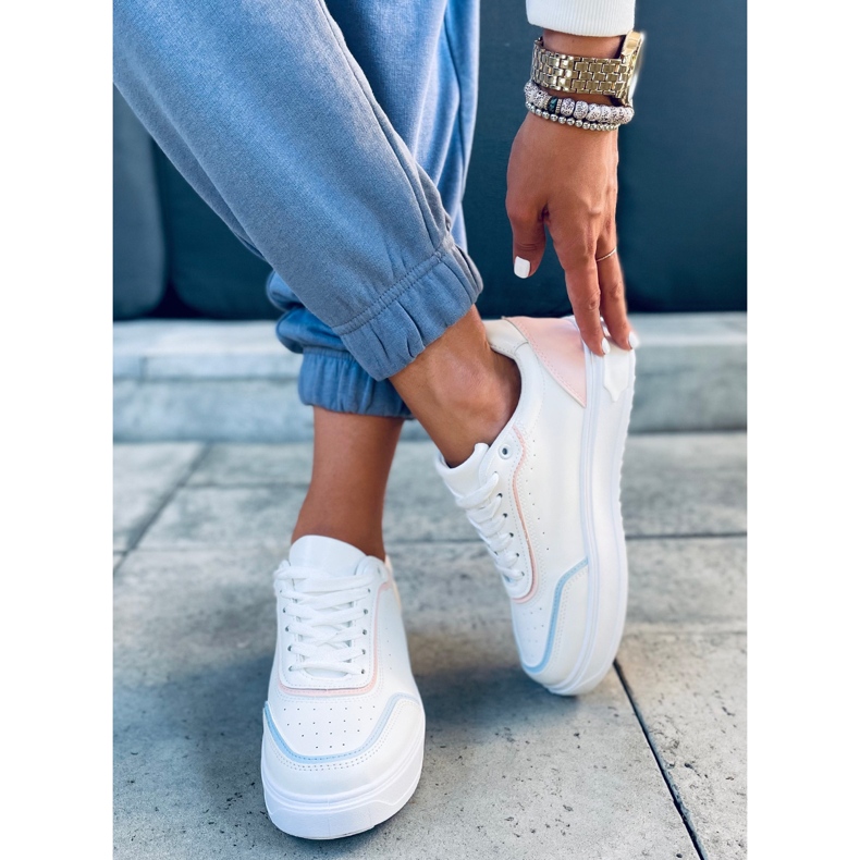 Zapatillas Eila Pink blanco azul rosa 2