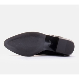 Marco Shoes Botines negros de ante natural 7