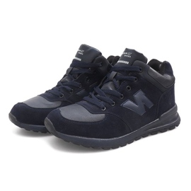 Botas de nieve cálidas H1737D Azul marino 2