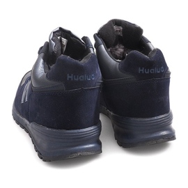 Botas de nieve cálidas H1737D Azul marino 4