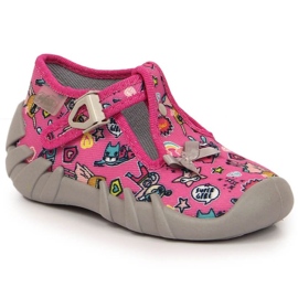 Zapatillas Befado Jr BEF2R rosas con cierre rosado 2
