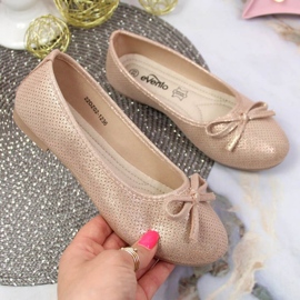 Bailarinas con lazo eVento Jr EVE359A rosa rosado 1