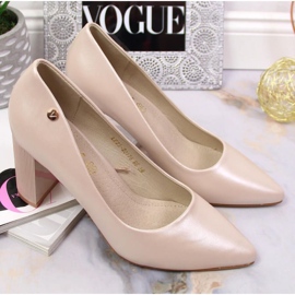 Bombas en el poste beige Vinceza W JAN126B 3