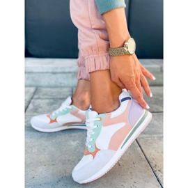 Deportivas mujer Pokki Morado blanco violeta verde 5
