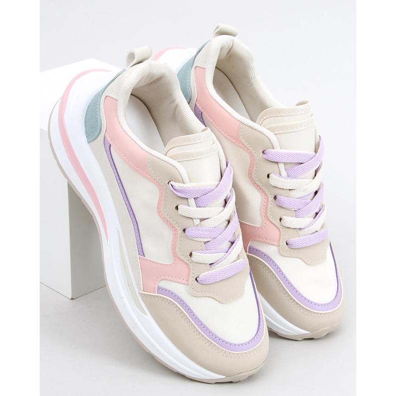 Zapatillas Ekani rosa beige blanco púrpura azul 2