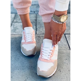 Zapatillas deportivas de mujer Furlo Rosa beige blanco rosado 3