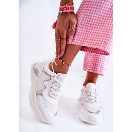 Zapatillas de deporte de moda para mujer White Allie blanco 1