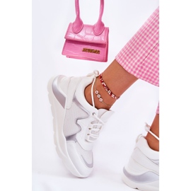 Zapatillas de deporte de moda para mujer White Allie blanco 4