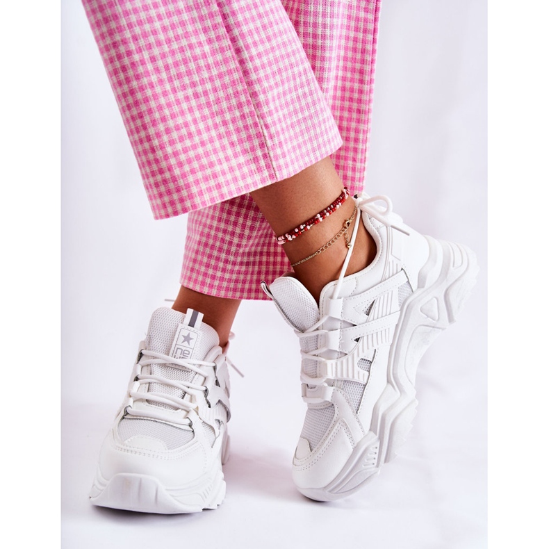 PE1 Zapatillas deportivas de mujer Sneakers Blanco Daren 1