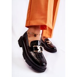FL1 Mocasines de cuero de moda Black Loveliness negro 5