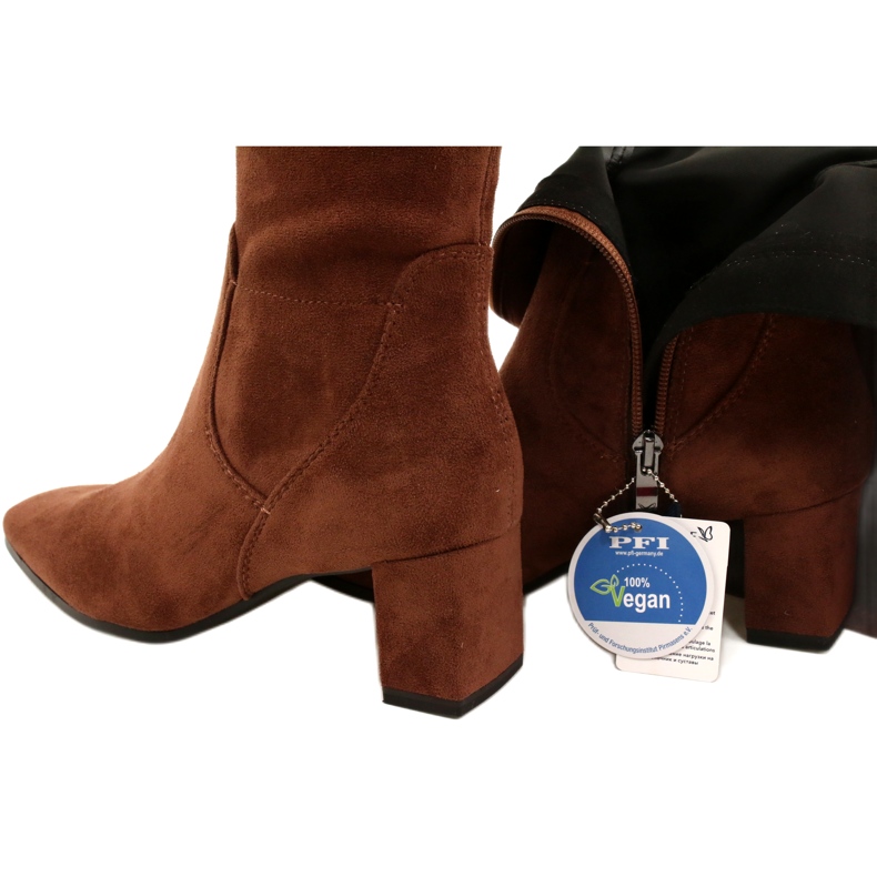 Botas mujer Caprice 25517-29 Dk cognac strech marrón 5