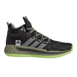 Calzado de baloncesto Adidas Pro Boost Mid M FW9510 azul marino, negro, gris / plateado negro 1