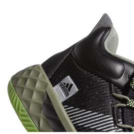 Calzado de baloncesto Adidas Pro Boost Mid M FW9510 azul marino, negro, gris / plateado negro 3