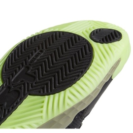 Calzado de baloncesto Adidas Pro Boost Mid M FW9510 azul marino, negro, gris / plateado negro 4