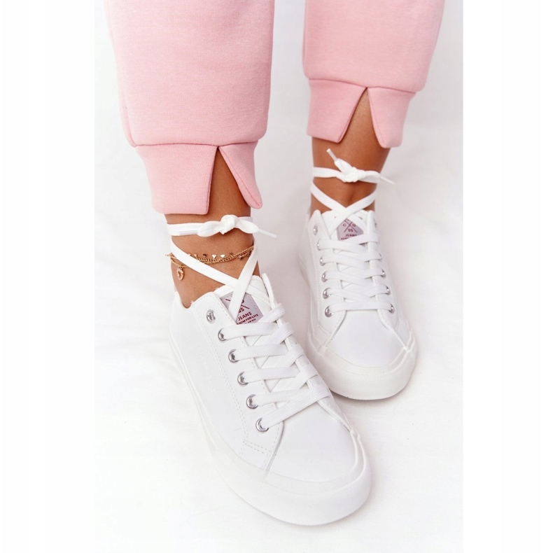 Big Star Zapatillas Mujer Eco-Leather Cross Jeans HH2R4001C Blanco 1