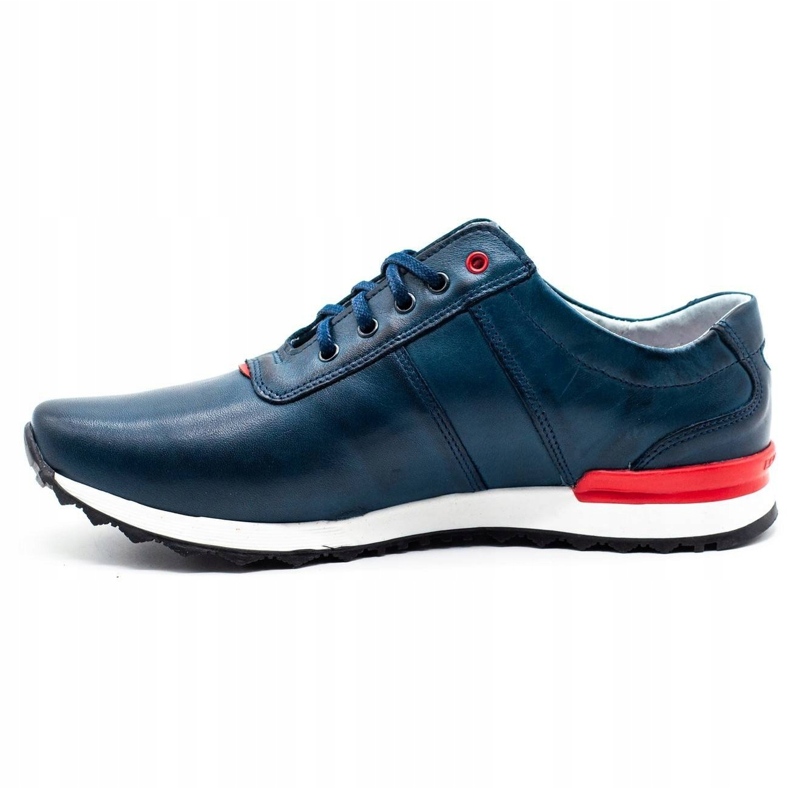 Joker Zapato casual hombre 301J azul marino rojo 1