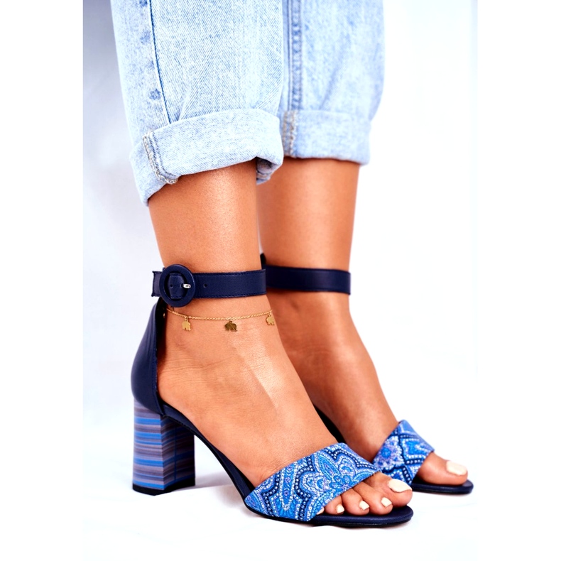Sandalias Mujer Maciejka Leather Azul Marino 04235-17 / 00-5 5