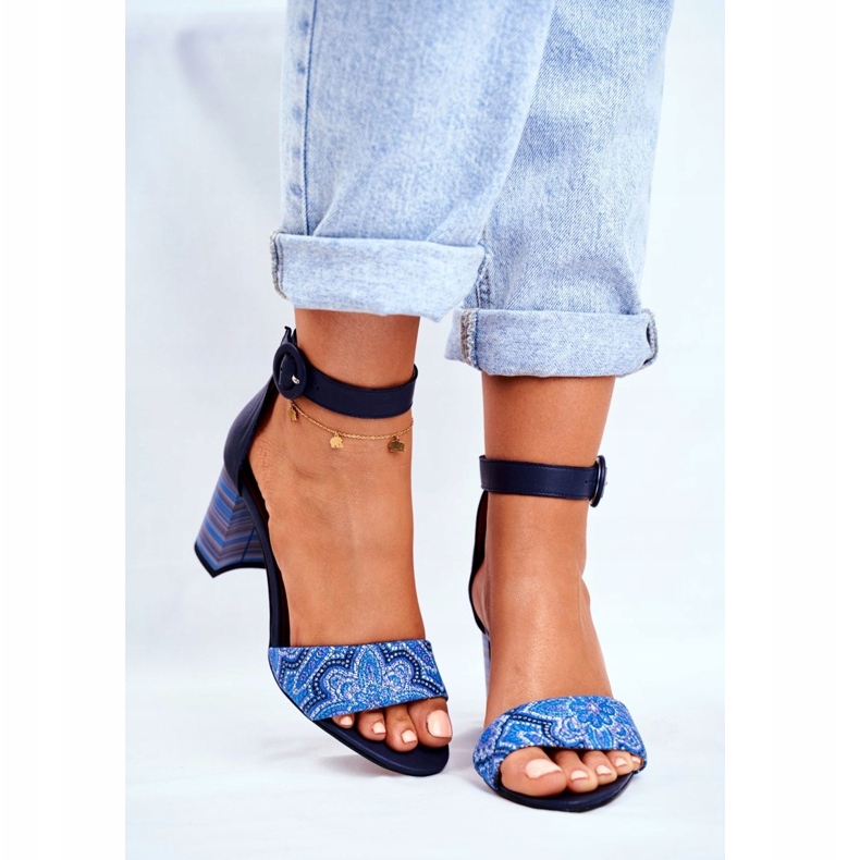 Sandalias Mujer Maciejka Leather Azul Marino 04235-17 / 00-5 2