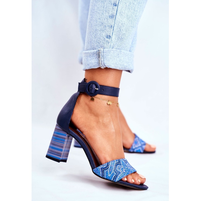 Sandalias Mujer Maciejka Leather Azul Marino 04235-17 / 00-5 1