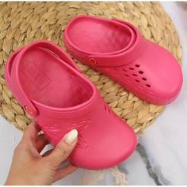 Pantuflas niña kroks rosa Big Star II375006 rosado 2