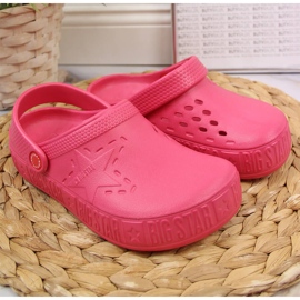 Pantuflas niña kroks rosa Big Star II375006 rosado 3