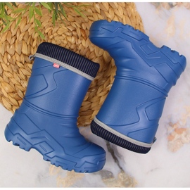 Botas de agua para niños Grenade Befado con calentador extraíble azul marino 2