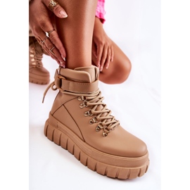 FB3 Botines Mujer Moda Beige La Blanca 4