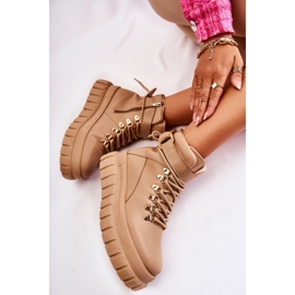 FB3 Botines Mujer Moda Beige La Blanca 6