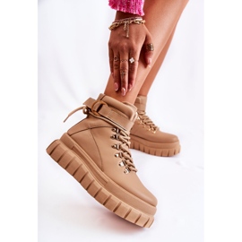 FB3 Botines Mujer Moda Beige La Blanca 8
