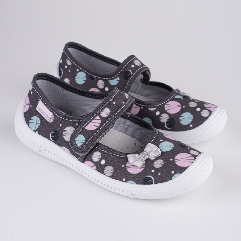 Zapatillas casa niña Viggami Aneta estampado gris multicolor 1