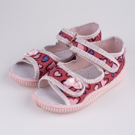 Zapatillas casa niña Viggami Ania corazones rosado 3