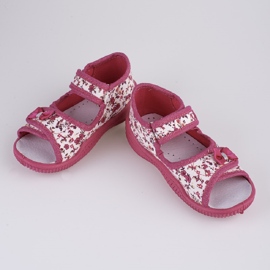 Zapatillas casa niña Viggami Hania flores rosado 2