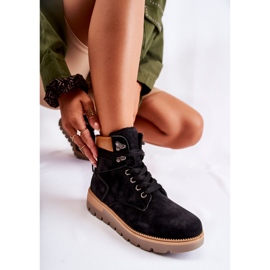 FB3 Botas De Cuero En La Plataforma Ressa Negra negro 4