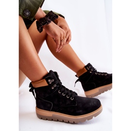 FB3 Botas De Cuero En La Plataforma Ressa Negra negro 9