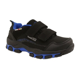 Zapatillas deportivas American Club WT14 / 22 softshell negro azul 1