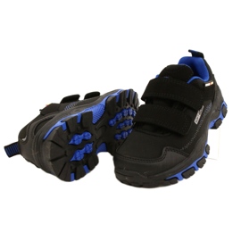 Zapatillas deportivas American Club WT14 / 22 softshell negro azul 3