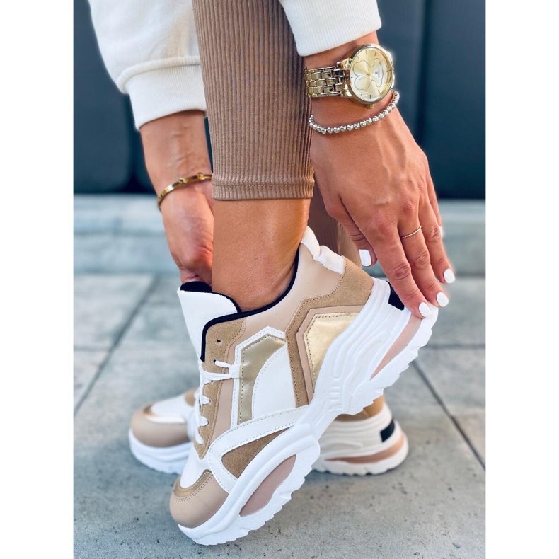 Zapatillas deportivas de mujer Vesta Caqui beige 1