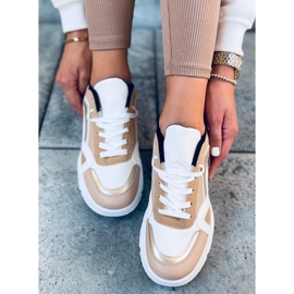 Zapatillas deportivas de mujer Vesta Caqui beige 4