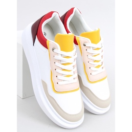 Deportivas mujer Dory Burdeos blanco 2